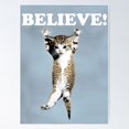 thumbnail image 1 of A NEW Believe Cat Poster Poster, 1 of 1