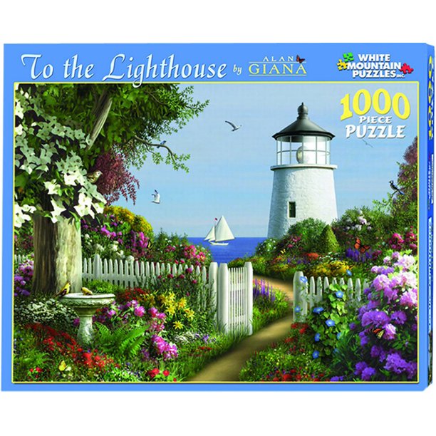 White Mountain Puzzles To The Lighthouse 1000 Piece Jigsaw Puzzle