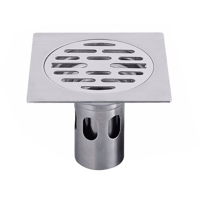 Suelo de baño cuadrado Drenaje de agua Trampa de residuos Habitación húmeda Ducha Lavadora Drenaje Acero inoxidable Speravity WJ3938-00B