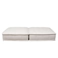 thumbnail image 5 of Platform 5-Piece Square Modular Lounger by Diamond Sofa in Light Sand Fabric with Bolstered, Non-Skid Backrest, 5 of 8