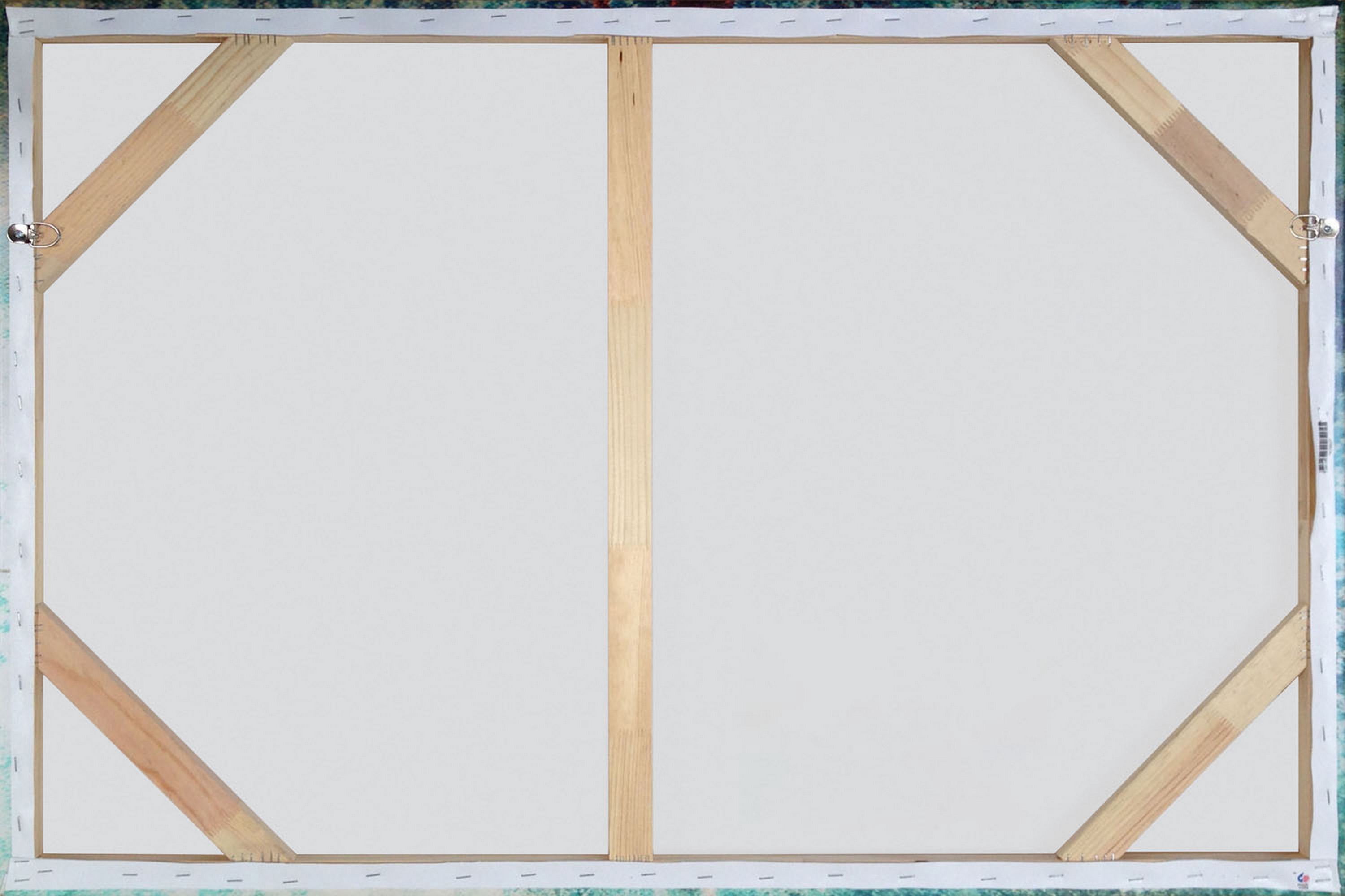 Marmont Hill Pink and Gray Hearts Canvas Wall Art