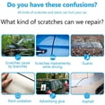 thumbnail image 1 of Car Scratch Remover Cloth 10Cm×10Cm Chemical Fiber Wear Resistant Repair Wipes 6Pc for Auto Paint Scratch Removal, 1 of 6