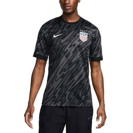 Men's Nike Black USWNT 2024 Goalkeeper Replica Stadium Jersey