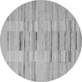 thumbnail image 1 of Ahgly Company Indoor Round Solid Gray Modern Area Rugs, 8' Round, 1 of 4