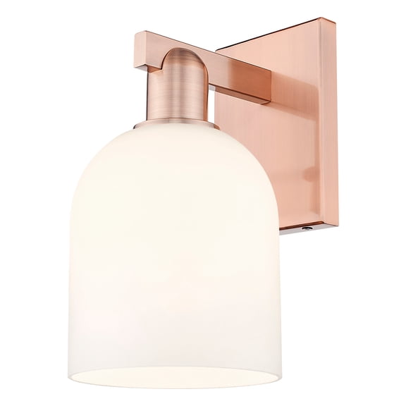 Innovations Lighting 716-1W-AC-G558-6GWH Bella 12" Tall Wall Sconce - Copper