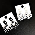 thumbnail image 4 of YYKihy Women Polka Dot Hollow Geometric Dangle Ear Stud Cuff Earrings Jewelry, 4 of 4