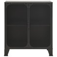 thumbnail image 3 of vidaXL Storage Cabinet Grey 72x36x82 cm Metal and MDF, 3 of 5