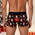 thumbnail image 5 of KHONTS Custom Face Men's Boxer Briefs Personalized Underwear with Photo Picture Customized Boxers Gifts for Boyfriend Husband Him 06-Black M, 5 of 9