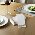thumbnail image 1 of EXHUMKY 75Ud Servilletas Desechables De Papel Con Impreso Europeo Para Cena Y Eventos, 1 of 7