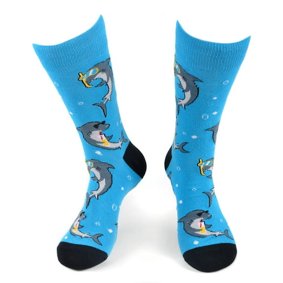 Men's Vacation Sharks Novelty Socks