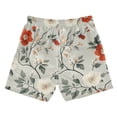 thumbnail image 7 of FORMRS Boys Swim Trunks Quick Dry Mesh Liner Boardshorts Sizes XS-XL, Red and White Floral Pattern, 7 of 7
