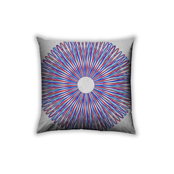 Ahgly Company Indoor Square Patterned Throw Pillow, 18 inch by 18 inch