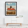 thumbnail image 3 of East Point Lighthouse 04 - Maurice River New Jersey Photography Lighthouse Architecture Coastal Scenic Rustic Farmhouse Summer Black Framed Wall Art Print 6 x 8 inches, 3 of 4