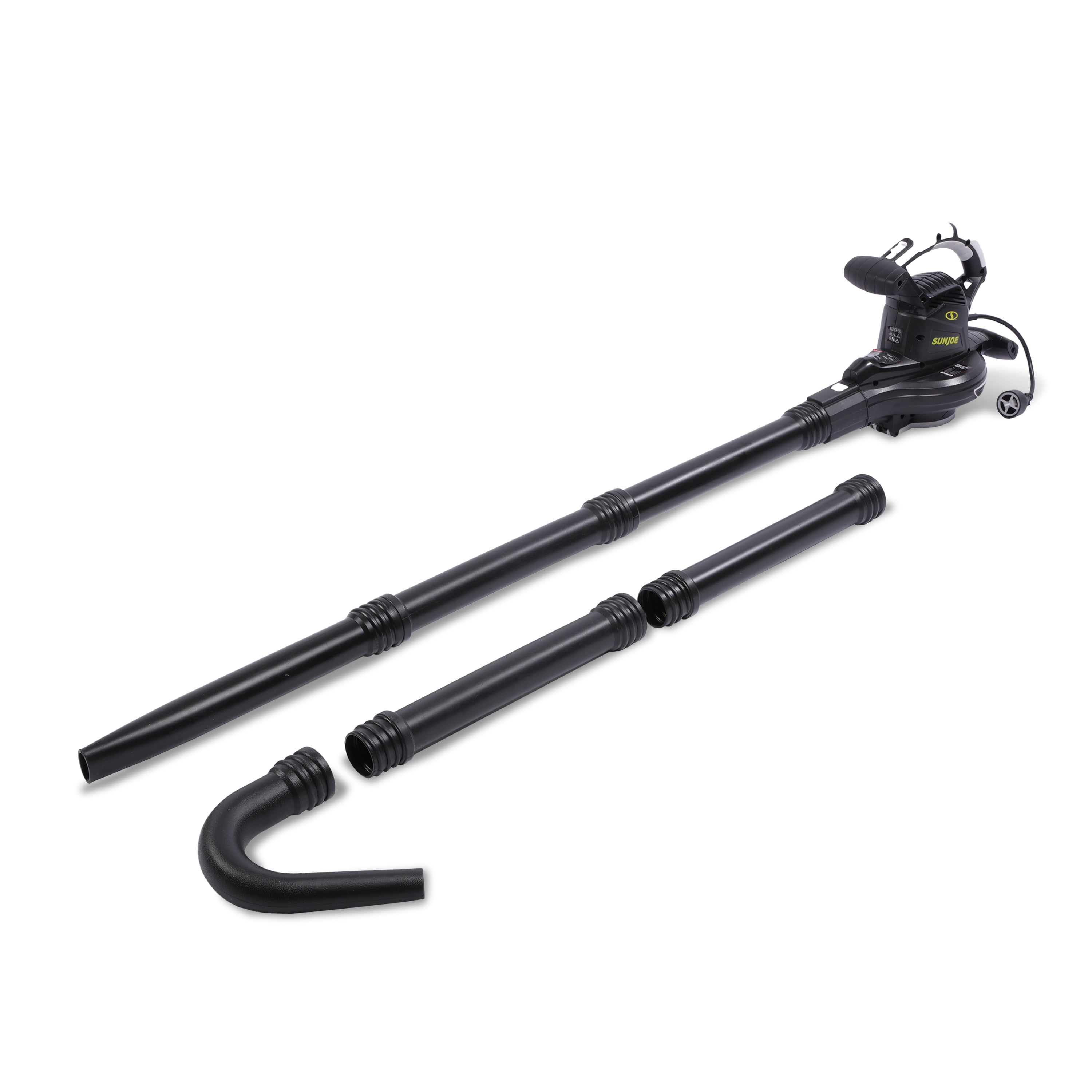 Sun Joe Electric Leaf Blower + Vacuum + Mulcher W/ Gutter Cleaning Attachment, 220-MPH, 14-Amp, 16:1 Mulching Ratio