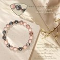thumbnail image 3 of 40th Birthday Gifts for Women, Pink Zebra Jasper Bracelet Birthday Gifts for Mom Daughter Grandma Sister Friends Coworker, 3 of 8