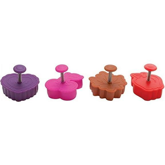 Mrs. Anderson's Baking Pie Crust Cookie Cutters, BPA Free, Set of 4