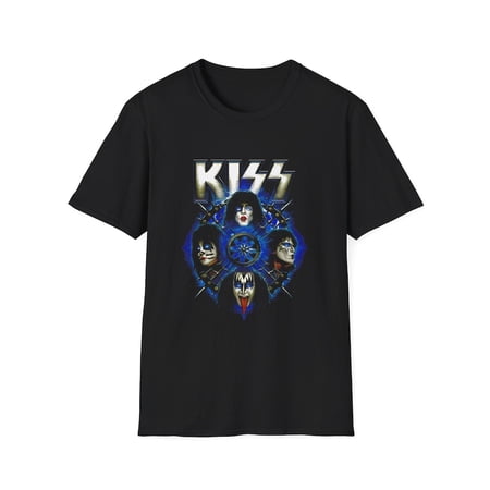 Vintage Rock Music Graphic T-Shirt Classic Hard Rock Style Tee Retro Music Lover Short Sleeve Cotton Shirt