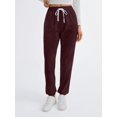 thumbnail image 2 of Pantalones deportivos AUTOMET para mujer, pijama lounge, color rojo vino, XXL, 2 of 6