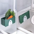 thumbnail image 6 of Riguas Kitchen Drying Rack Wall-mounting Multi Small Holes Foldable Retractable Store Stuff Draining Filter Cartoon Bathroom Storage Rack Food Strainer for Home, 6 of 7