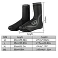 thumbnail image 4 of Riding Shoe Cover Wind-proof Bicycle Overshoe Protector Shoe Cover Waterproof Warm Cycling Overshoe Protector, M, 4 of 8