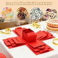 thumbnail image 3 of Explosion Box DIY Explosion Gift Box,5 Layer Snack Explosions Boxes with tape and Ribbon,Surprise Case DIY Gifts Cardboard,Scrapbooking For Gift Explosions Boxes, 3 of 10