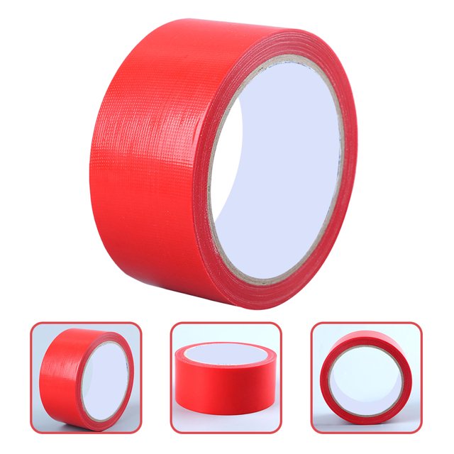 IFANLANDOR 4 Rouleaux de Ruban Adhésif en Vrac Gaze Rouge Fibre pour Projets de Bricolage