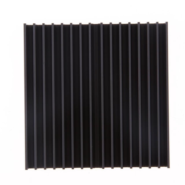 Microprocesador Del Disipador Del Radiador Del Disipador Del Aluminio Del Refrigerador Negro Para El Poder De IC shamjiam Disipador de calor LED de metal