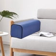 thumbnail image 7 of CarpNettore Couch Arm Rest Pillow High Density Foam Linen Armrest Cushion Arm Support Pillow blue, 7 of 7