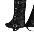 thumbnail image 3 of Milaget Shoe Cover Adjustable Leg Guard Shoe for Historical Reenactment Black, 3 of 3