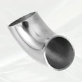 thumbnail image 6 of Unique Bargains 2pcs OD 1.5 Inch 90 Degree SS304 Stainless Steel Bend Tube Car Exhaust Elbow Pipe 0.08" Wall Thickness, 6 of 6