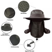 Comy Outdoor UV Protection Sun Hat Visor Neck Cover Flap Cap ,360? Solar Protection UPF 50+ Sun Cap ,for Hiking Fishing