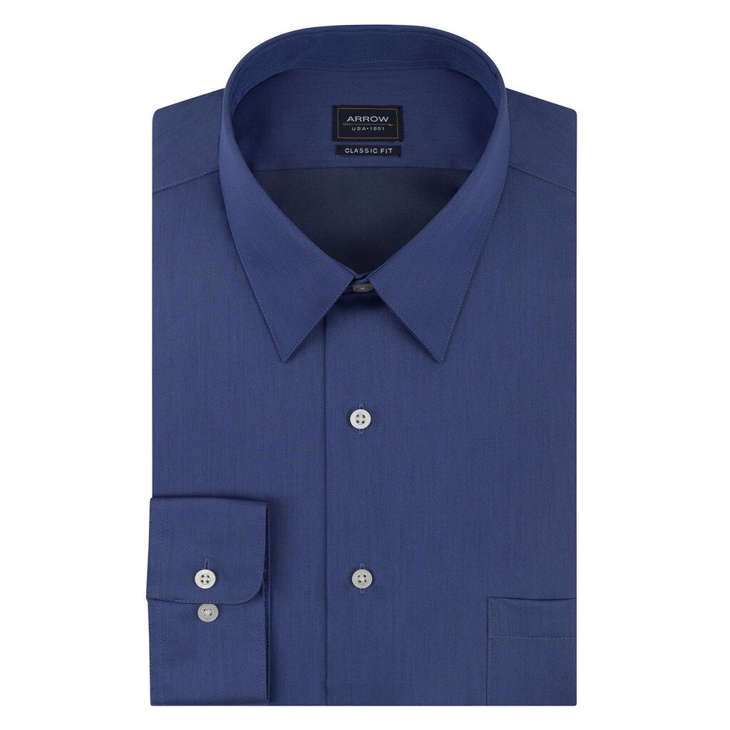 arrow classic fit dress shirt