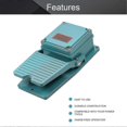 thumbnail image 5 of Heavy Duty Foot Switch Spdt No Nc 15a 250v Aluminum Foot Switch Pedal Electric Momentary Foot Pedal Switch, Tfs-402 Blue, 5 of 5