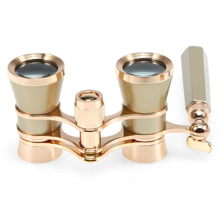 Lixada 3x25 Opera Glasses Lens Retro Metal Body Mini Theater