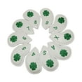 thumbnail image 2 of Juego de 10 Uds. de fundas para cabeza de hierro de Golf, número bordado para palos de Golf, planchas, fundas protectoras resistentes al agua Blanco shamjiam cubiertas de cabeza de hierro de golf, 2 of 9
