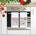 thumbnail image 2 of Christmas Homeme Gingerbre Cookies Kitchen Dish Towels, 18 x 26 Inch Winter Xmas Holiday Tea Towels for Cooking Baking Set of 2, 2 of 6
