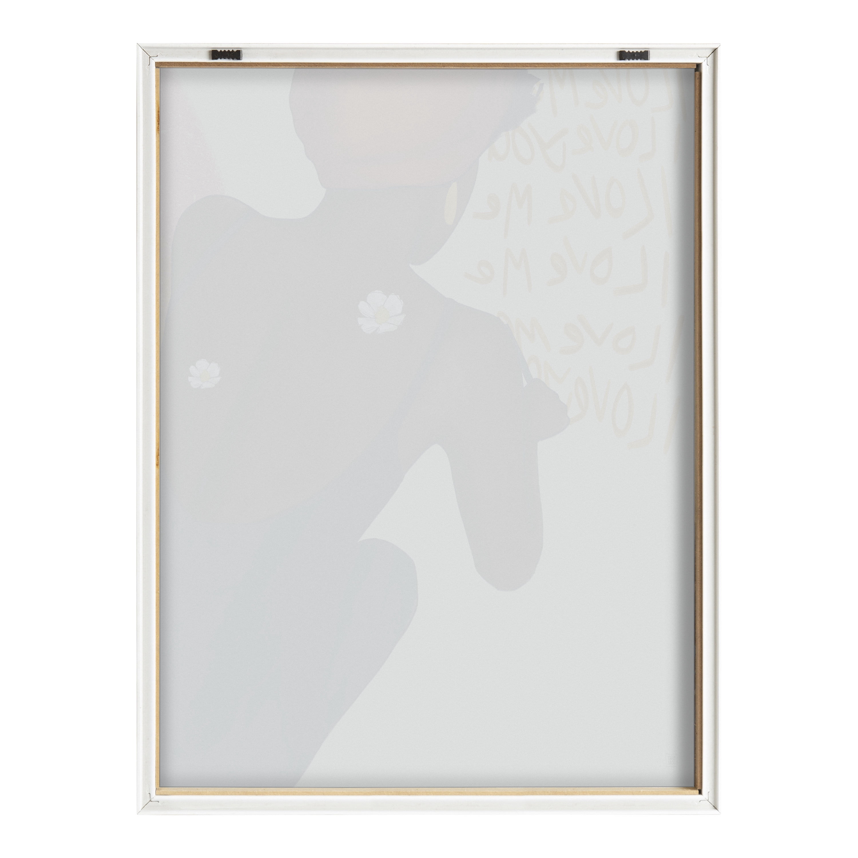 Blake I Love Me I Love You 18 in x 24 in Framed Painting Art Prints, by Kate and Laurel