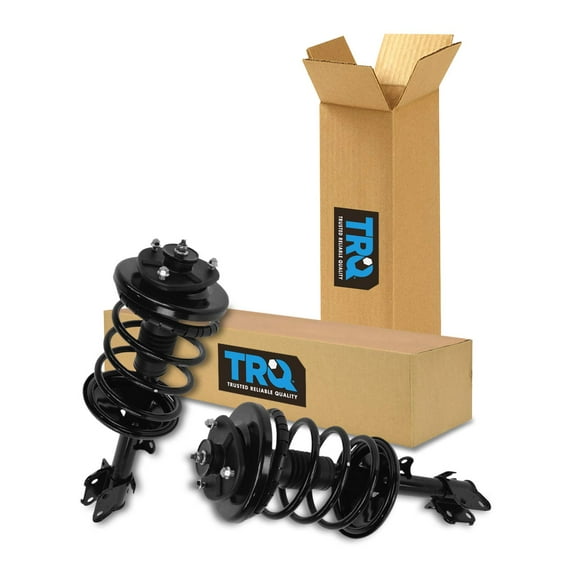 TRQ Front Strut & Coil Spring Assembly Set Driver & Passenger Sides Fits Select 01-02 Acura MDX 03-08 Honda Pilot