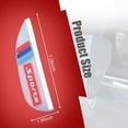 thumbnail image 2 of 2x Sport Auto Car Rear View Side Mirror Rain Board Sun Visor Eyebrow Guard White, 2 of 6