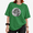 Green-1, variant on UNISHE Women's Grayscale Realistic Full Moon Copy Moon Joy Graphic Cropped Short Sleeve T-shirt Classic Relaxed Fit Casual Tee For Night Sky Astronomy Aesthetic Lovers