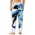 thumbnail image 3 of Shadow Milk Cookie Men's Sleeping Pants Soft Pajama Lounge Pants Casual Sleep Pants 6XL, 3 of 7