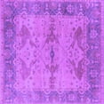 thumbnail image 1 of Ahgly Company Indoor Square Oriental Purple Industrial Area Rugs, 3' Square, 1 of 4