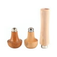 thumbnail image 3 of Wooden File Handle, 3PCS Wooden Handle Wood Handle Cutting File Handle for File Cutting Tool Craft DIY Hand Tools Knife, 3 of 7