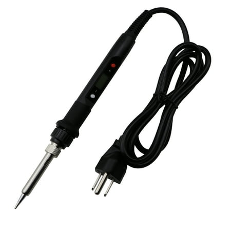 

New 60W/80W Digital Soldering Iron Temperature Adjustable 110V Soldering Tool With Switch Button
