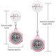 thumbnail image 4 of Glass Cabochons Stethoscope Love Heart Nurse Doctor Hospital Medical Retractable Clip Electronic Digital Display Pocket Watches, 4 of 5