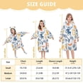 thumbnail image 4 of FORMRS Wearable Blanket Hoodie with Sleeves for Kids Cozy Flannel Sweatshirt, Tropical Jungle Vibes, 4 of 7