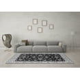 thumbnail image 3 of Ahgly Company Indoor Round Oriental Gray Traditional Area Rugs, 4' Round, 3 of 4