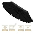 thumbnail image 3 of Yescom 10FT Special Valance UV 30+ Metal Outdoor Patio Umbrella with Crank Tilt for Table Garden Deck Market Yard, 3 of 9