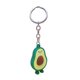 thumbnail image 1 of Llavero Aguacate - Llavero Lindo Forma De Fruta Aguacate- Accesorio Cute Keychain De Moda Perfecto Regalo, Verde, Amarilo Y Café, Chica, 1 of 5
