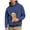 Blue, variant on Pet Pouch Hoodie for Men Fall Winter Long Sleeve Loose Hooded Sweatshirt with Dog Pouch Cat Carrier Hoodies